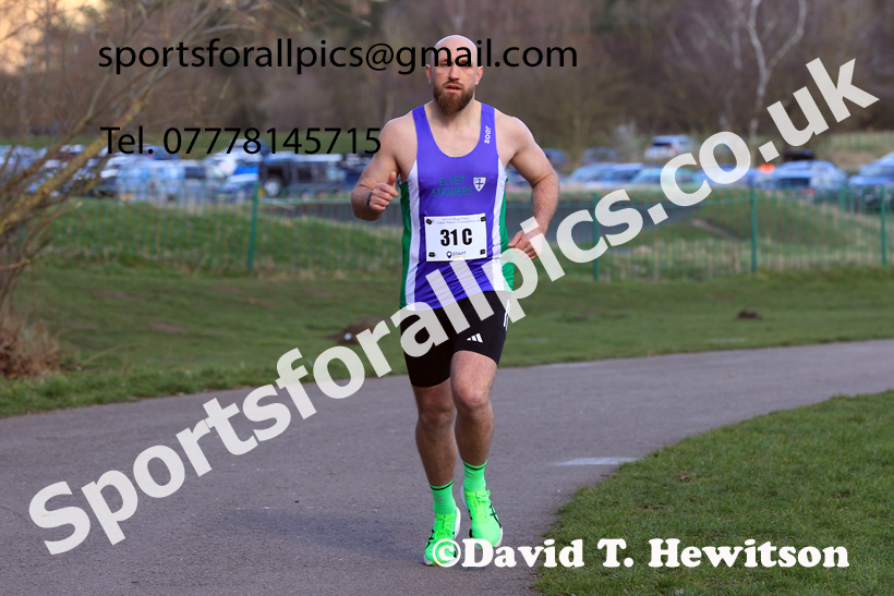 Senior Mens 2026 NECAA Royal Signals Road Relays, Hetton Lyons Country Park, Hetton le Hole. Photo: David T. Hewitson/Sports for All Pics